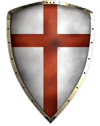 emblem of crusader shield